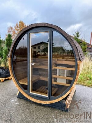 Sauna Extérieur Tonneau Mini Pour 2 4 Personnes (18)