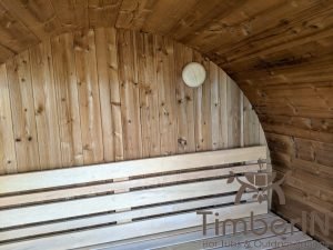 Sauna Extérieur Tonneau Mini Pour 2 4 Personnes  Thermo Bois (41)
