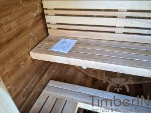 Sauna Extérieur Tonneau Mini Pour 2 4 Personnes  Thermo Bois (42)