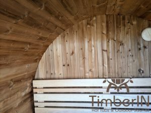 Sauna Extérieur Tonneau Mini Pour 2 4 Personnes  Thermo Bois (43)