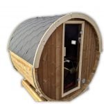 Sauna Extérieur Tonneau Mini Pour 2 4 Personnes  Thermo Bois (45)