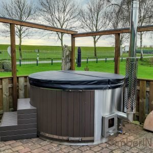 Bain Nordique WPC Avec Poêle à Granulés Ou à Bois (2)