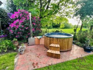 Bain Nordique Avec Poêle Extérieur