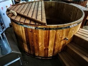Bain Norvégien En Thermo Bois Avec Système De Massage à Bulle D'air Et Lumière LED (13)