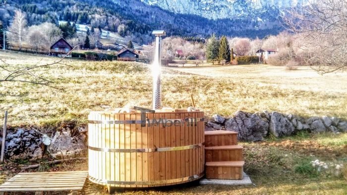 Bain Norvégien en Thermo Bois, Basic, Patrick, Saint-Bernard, France 7 Jacuzzi Spa En Bois Exterieur Pour Terrasse (4)