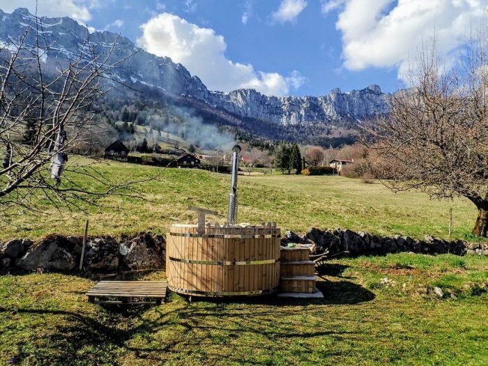 Bain nordique TimberIN — projet de Patrick à Saint-Bernard, France