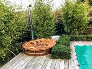 Spa Jacuzzi Finlandais Thermo Bois Tonneau Pour Terrasse