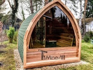 Jardin Extérieur Sauna En Bois Igloo Design (1)