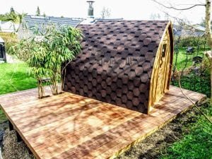 Jardin Extérieur Sauna En Bois Igloo Design (2)