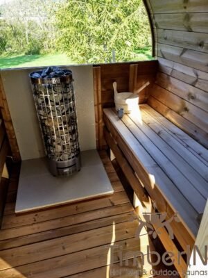 Sauna Extérieur Tonneau Rond (4)