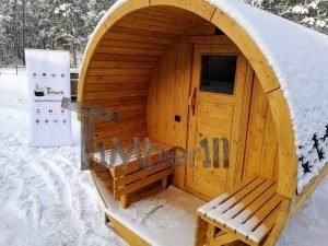 Sauna Extérieur Avec Terrasse Et Chauffage électrique (6)