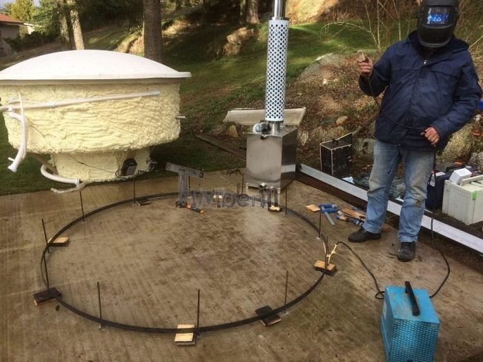Bain Suédois En Fibre De Verre Modèle Terrasse, Franck Champanelle, France (3)