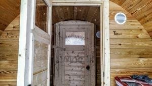 Sauna Extérieur Avec Remorque, Vestiaire Et Poêle à Bois Harvia (22)