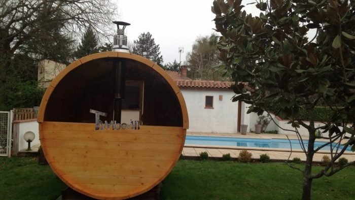 Saunas Extérieur Tonneau, Susan, VERFEIL, France (1)1