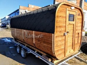Sauna Rectangulaire Extérieur Mobile Sur Roues Remorque (1)