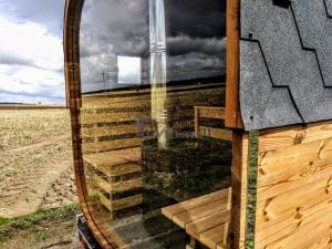 Sauna Rectangulaire Extérieur Mobile Sur Roues Remorque (27)