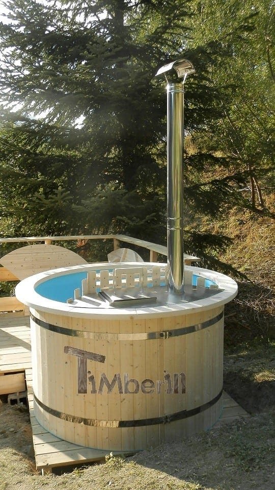 Bain Suédois en Bois, Sabine, VALMEINIER, France