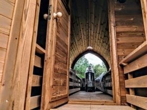 Sauna Igloo Extérieur Avec Remorque, Vestiaire Et Poêle à Bois Harvia (50)