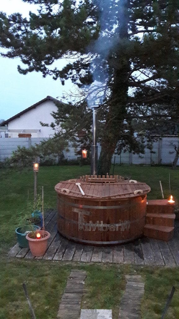Jacuzzi Extérieur En Thermo Bois Deluxe, Hubert, ROUILLY SAINT LOUP, FRANCE (1)