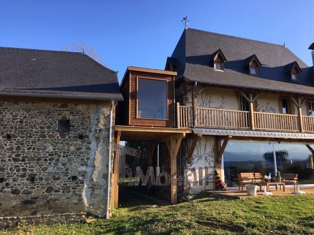 Moderne sauna d’extérieur Jean Marc Saucede France 8