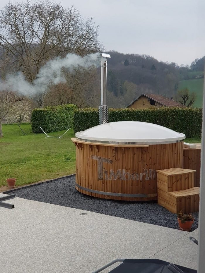 Bain Nordique En Fibre De Verre Thermo Bois Royal, David, SAINT GEOIRE EN VALDAINE, France (1)
