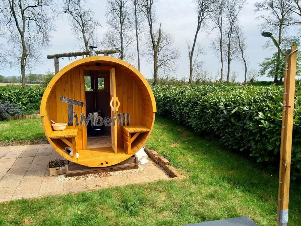 SAUNA EXTÉRIEUR TONNEAU Hervé Valliquerville France 3