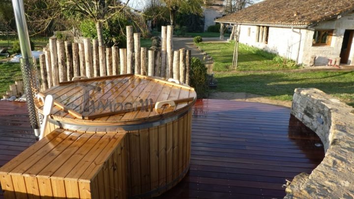 Bain Nordique En Fibre De Verre Thermo Bois Royal, Gerard, MONTEILS, France (2)