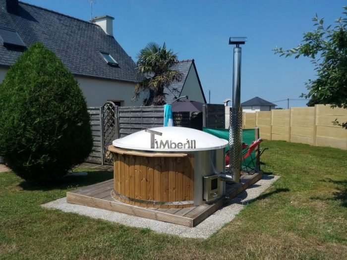 Bain nordique en fibre de verre thermo bois Royal, Loic, PLOUHINEC, France 2 Bain Nordique En Fibre De Verre Thermo Bois Royal, Loic, PLOUHINEC, France