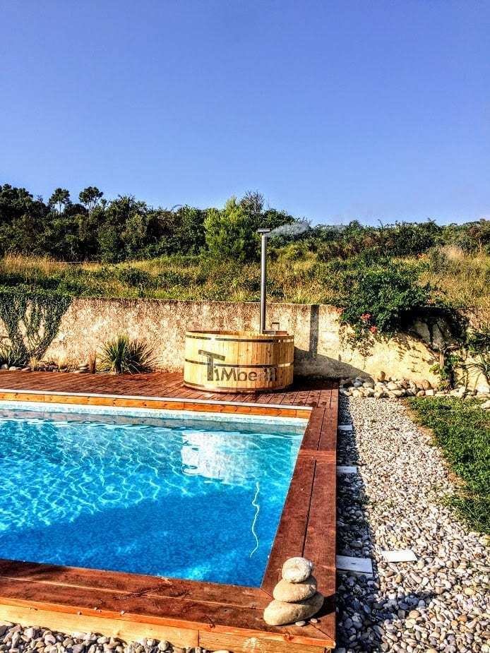 Bain scandinave en Bois Modèle pas cher, Laurent, Ansouis, France 2 Jacuzzi En Bois Modèle Pas Cher, Laurent, Ansouis, France (4)