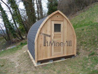 Jardin extérieur sauna en bois Igloo design, Catherine, Blonay, Suisse 3 Jardin Extérieur Sauna En Bois Igloo Design, Catherine, Blonay, Suisse (2)