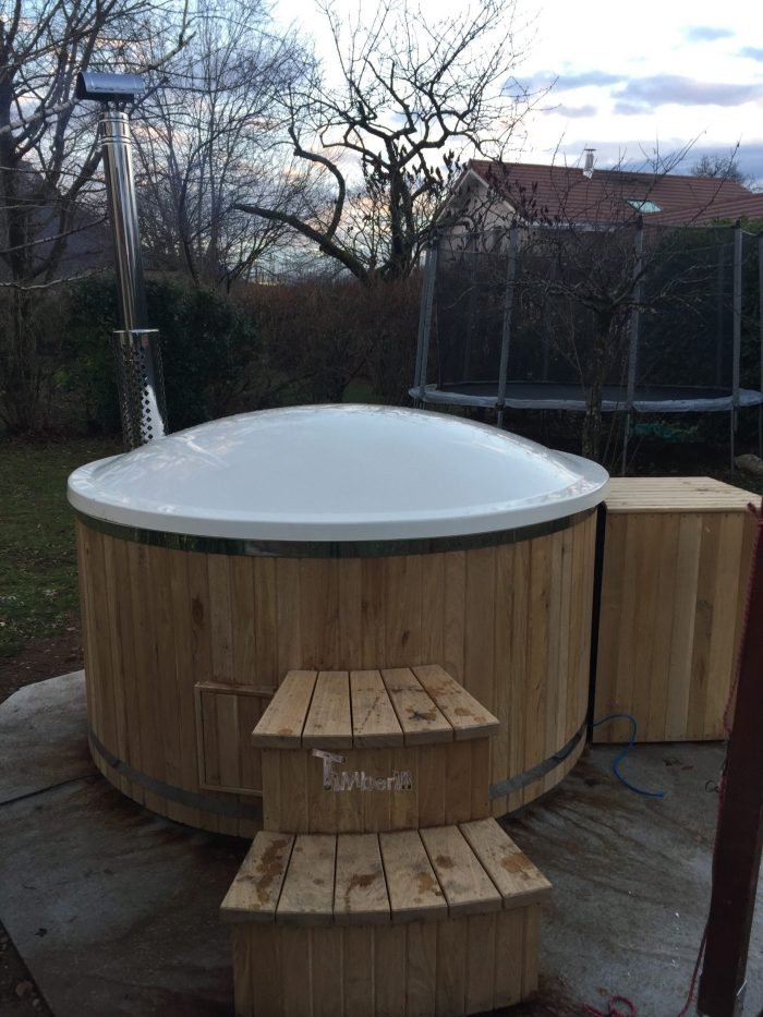Bain Nordique En Fibre De Verre Thermo Bois Royal, Nathalie, LA BUISSE, France (2)