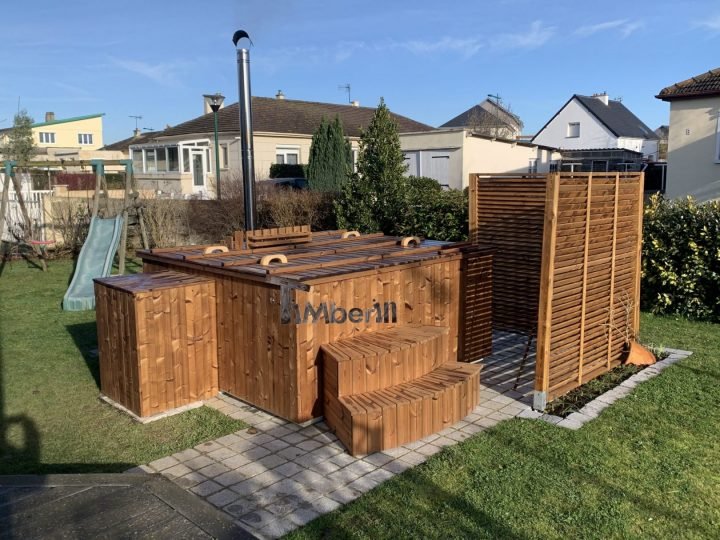 Bain Nordique En Polypropylene Rectangulaire Pour Max 16 Personnes, NATHALIE, GIBERVILLE, France (1)