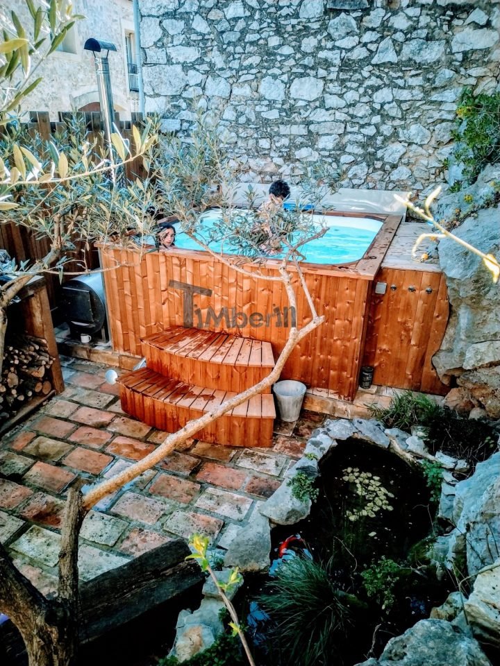 Bain Nordique En Polypropylene Rectangulaire Pour Max 16 Personnes, Julien, Mireval, France (2)