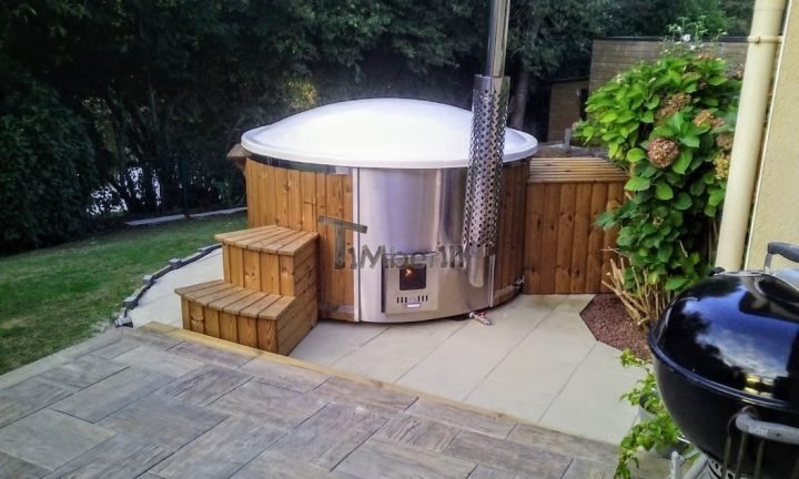 Bain Nordique En Fibre De Verre Thermo Bois Royal, Michael, Vallons De L'Erdre, France (2)
