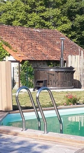 Bain Finlandais en fibre de verre Mélèze Deluxe, THIERRY, LE MENOUX, France 2 Bain Finlandais En Fibre De Verre Mélèze Deluxe, THIERRY, LE MENOUX, France (1)