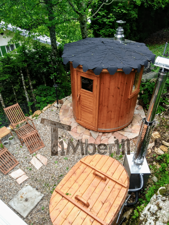 Sauna Extérieur Pour Un Espace De Jardin Limité, Bain Nordique En Bois Pour 2 Personnes, Hansjoerg, Saint Cergue VD, Suisse (2)