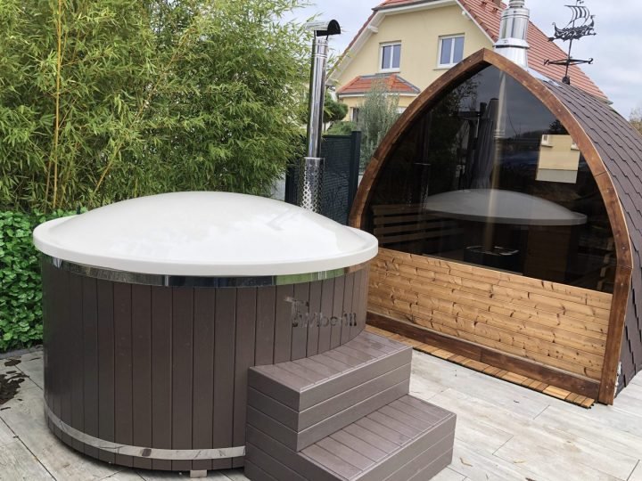 Bain Nordique Avec SMART Poêle à Granulés, Sauna Extérieur Jardin Iglu, José, HAGUENAU, France (1)
