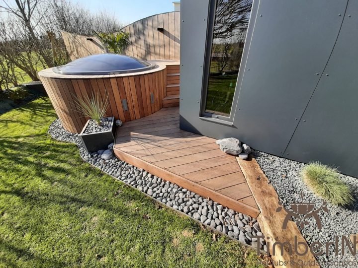 Bain Nordique Jacuzzi Intégré Encastré Enterré, Sylvain, ÉVRECY, France (4)