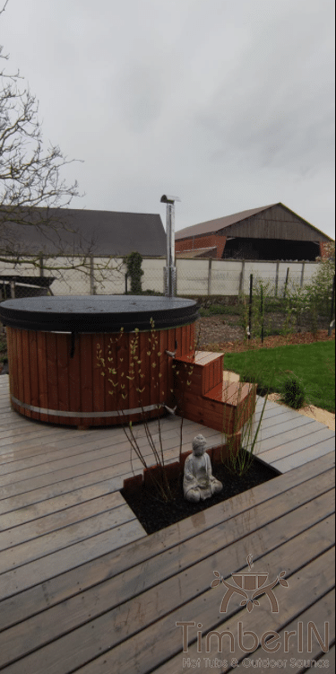 Bain Jacuzzi Nordique Avec Bulles TimberIN Rojal, Arnaud, Elsenheim, France