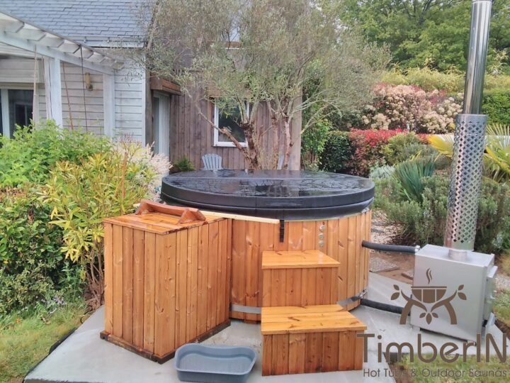 Bain Jacuzzi Nordique Avec Bulles TimberIN Rojal, Cyrille, SAINT ANDRE DES EAUX, France (2)