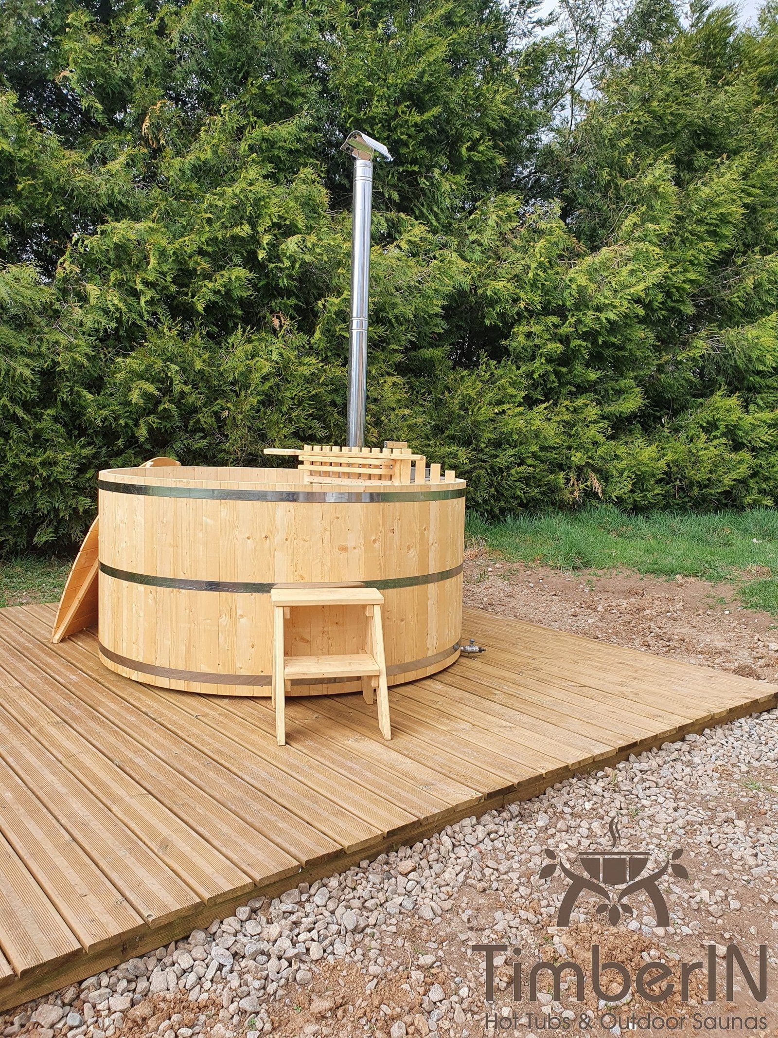 Bain nordique TimberIN — projet de Pierre à USSEL, France