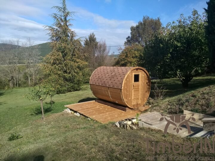 Saunas Extérieur Tonneau, Pierre, LA LAUPIE, France (1)