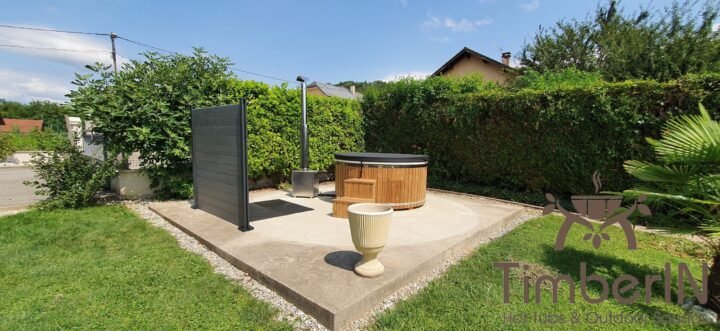 Bain Jakuzzi Nordique Avec Bulles – TimberIN Rojal