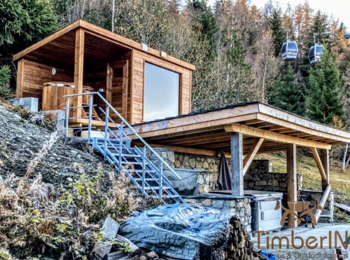 Sauna Exterieur Moderne Cabine