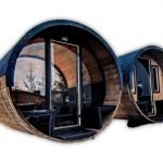 Sauna Extérieur Panoramique pour 4 - 5 Personnes Places