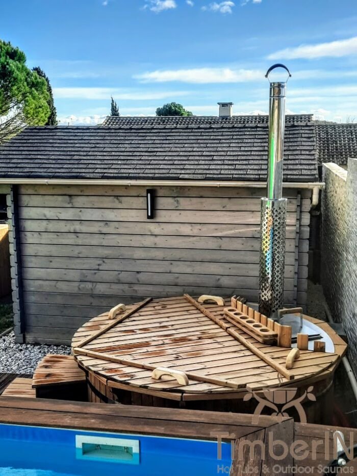 Bain Nordiques Finlandais Thermo Bois Tonneau Pour Terrasse (2)