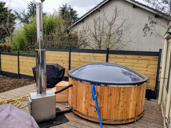 Bain nordique avec poêle extérieur, Alexandre, Gidy, France 2 Bain Nordique Avec Poêle Extérieur (2)