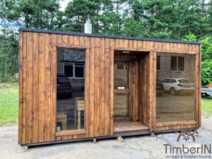 Cabine Sauna Exterieur Moderne Panoramique (1)