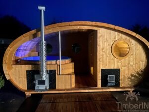 Sauna Ovale Extérieur Avec Bain Nordique Intégré (34)