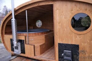 Sauna Ovale Extérieur Avec Bain Nordique Intégré (42)
